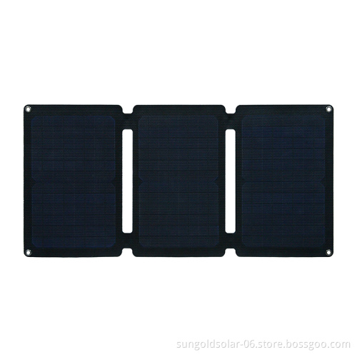 Foldable Waterproof Solar Panel for Outdoor Camping and Power Stations